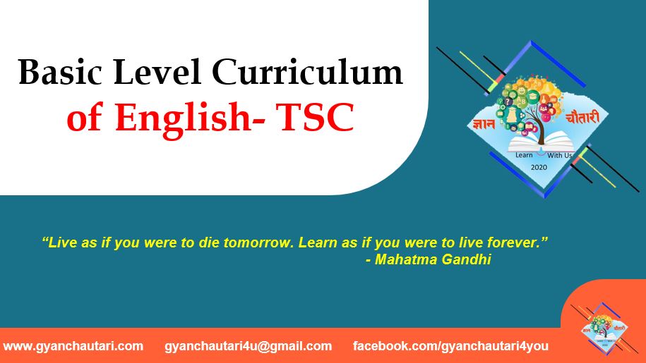 basic level curriculum of english