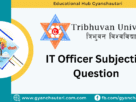 IT Officer Tribhuvan University